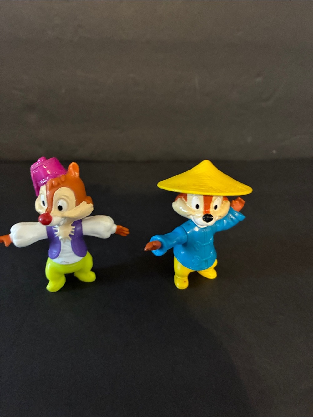 Chip and dale Disney Chipmunk Epcot center figure set